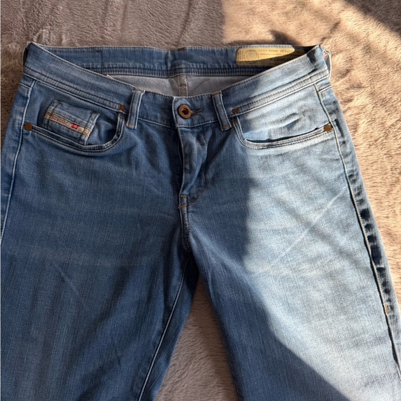 DIESEL R-LLOWLEEH SLIM BOOTCUT LOW WAIST JEANS - Picture 2 of 7